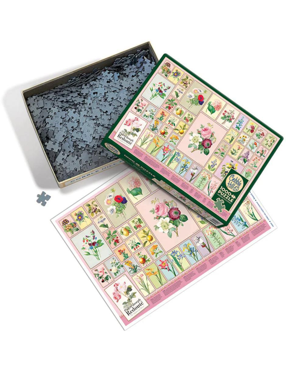 Rompecabezas Flores Redoute 1000 piezas 3