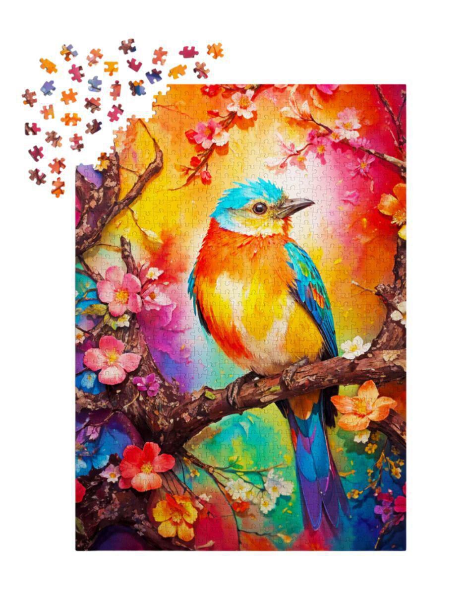Rompecabezas Animales Pajarito de colores 1000 piezas 2