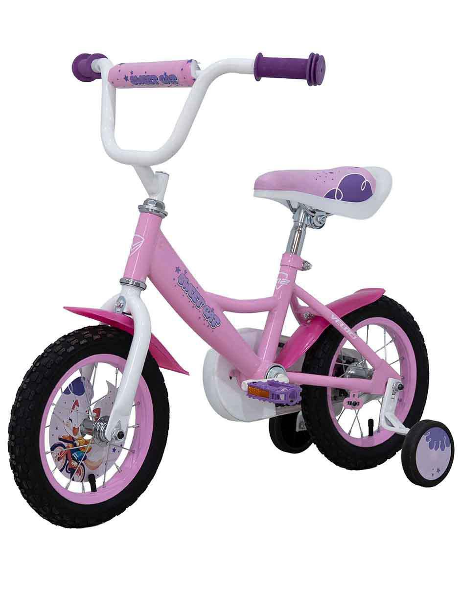 Bicicleta infantil rodada 12 para niña 4