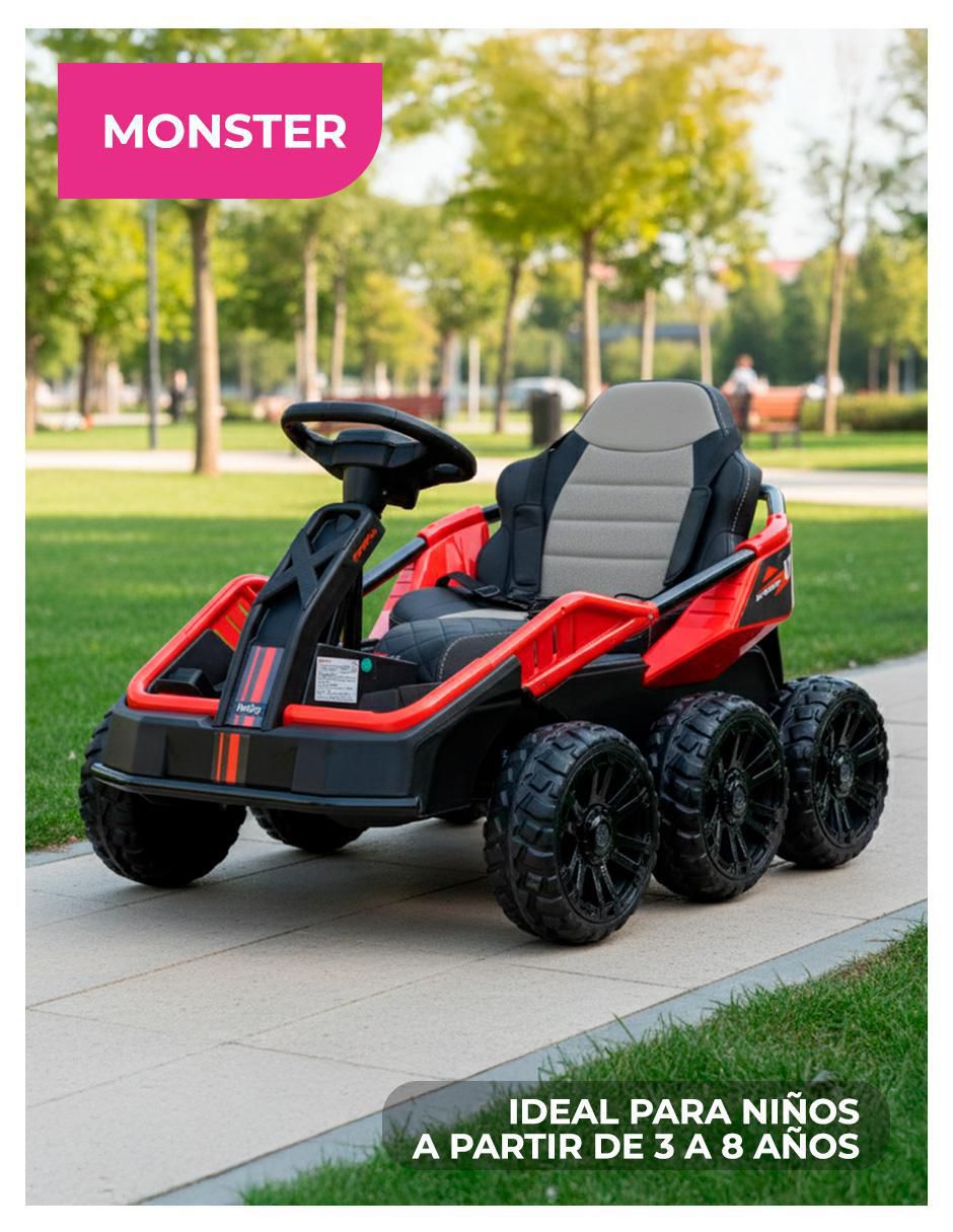 Automóvil montable "montable" "con control remoto" level kids carro electrico monster "de" recargable