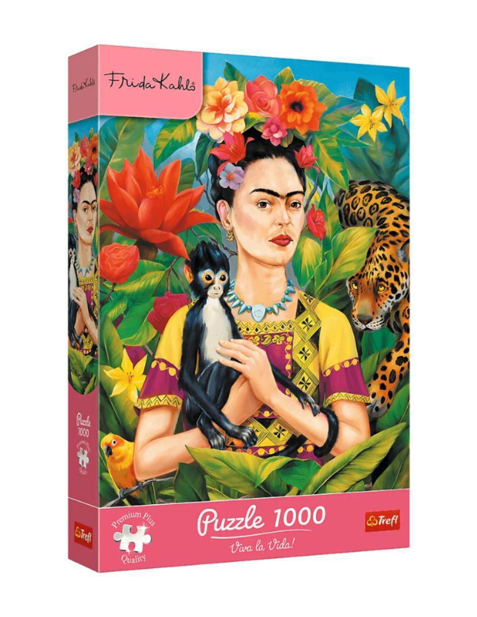 Rompecabezas Frida Kahlo: Retrato de la Jungla 1000 piezas