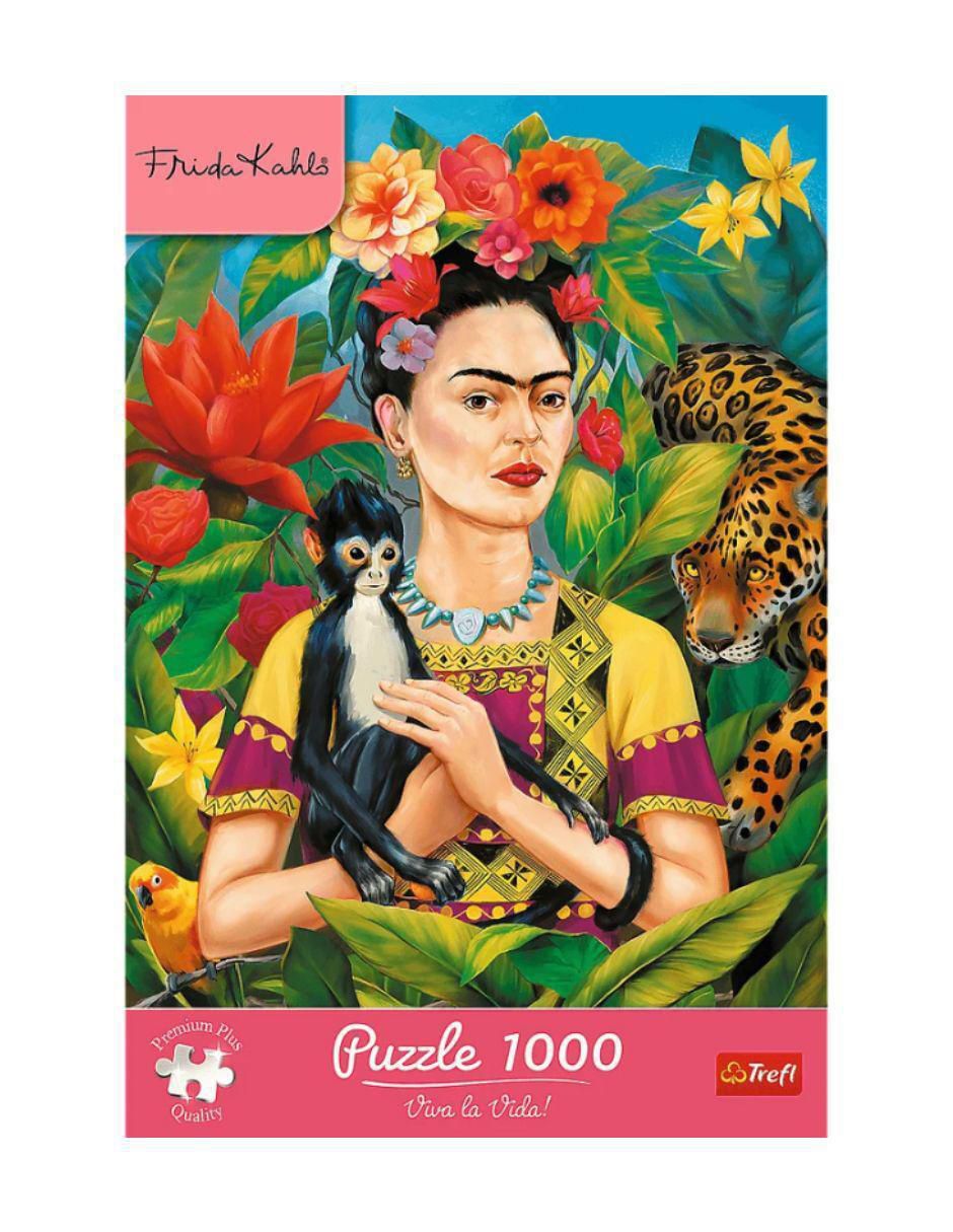 Rompecabezas Frida Kahlo: Retrato de la Jungla 1000 piezas 2