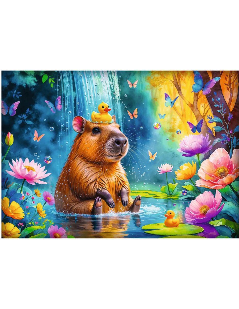 Rompecabezas animales Capibara 1000 piezas 2