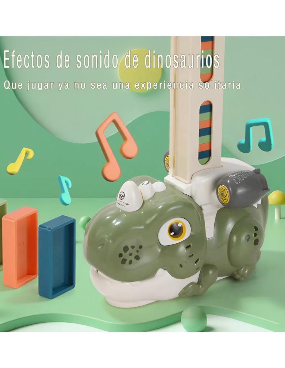 Tren dinodominó juego didáctico para niño 4