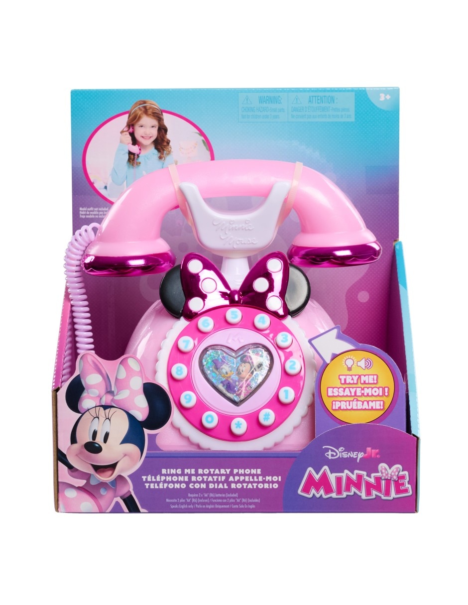 Mouse Telefono Rotativo Ring Me Minnie juego de rol para niños Mouse Telefono Rotativo Ring Me Minnie juego de rol para niños