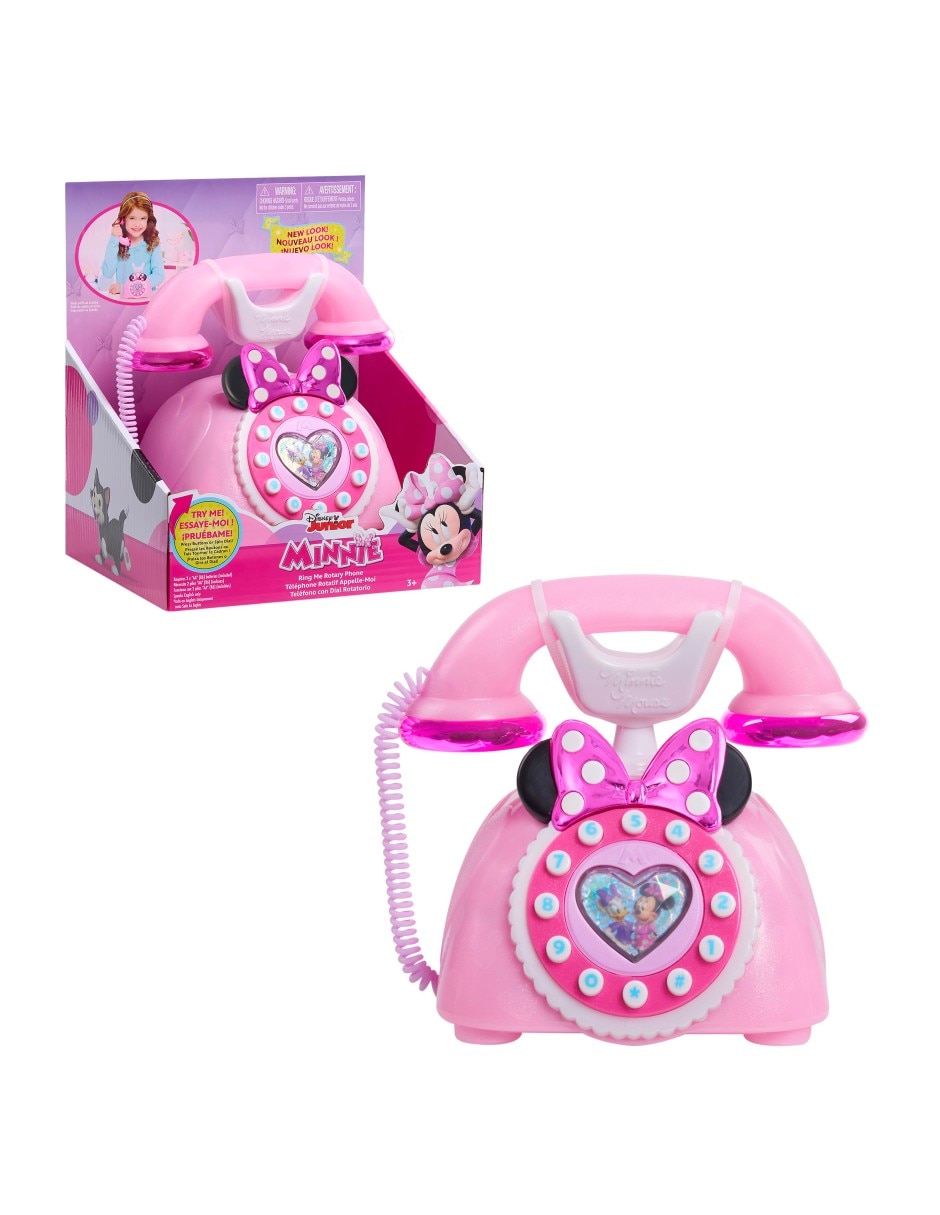 Mouse Telefono Rotativo Ring Me Minnie juego de rol para niños 2