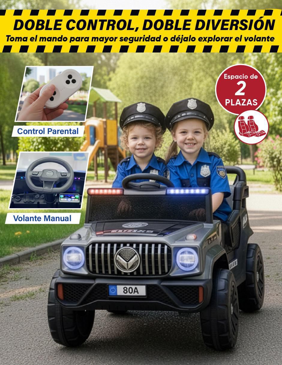 Automóvil montable con control remoto recargable 4