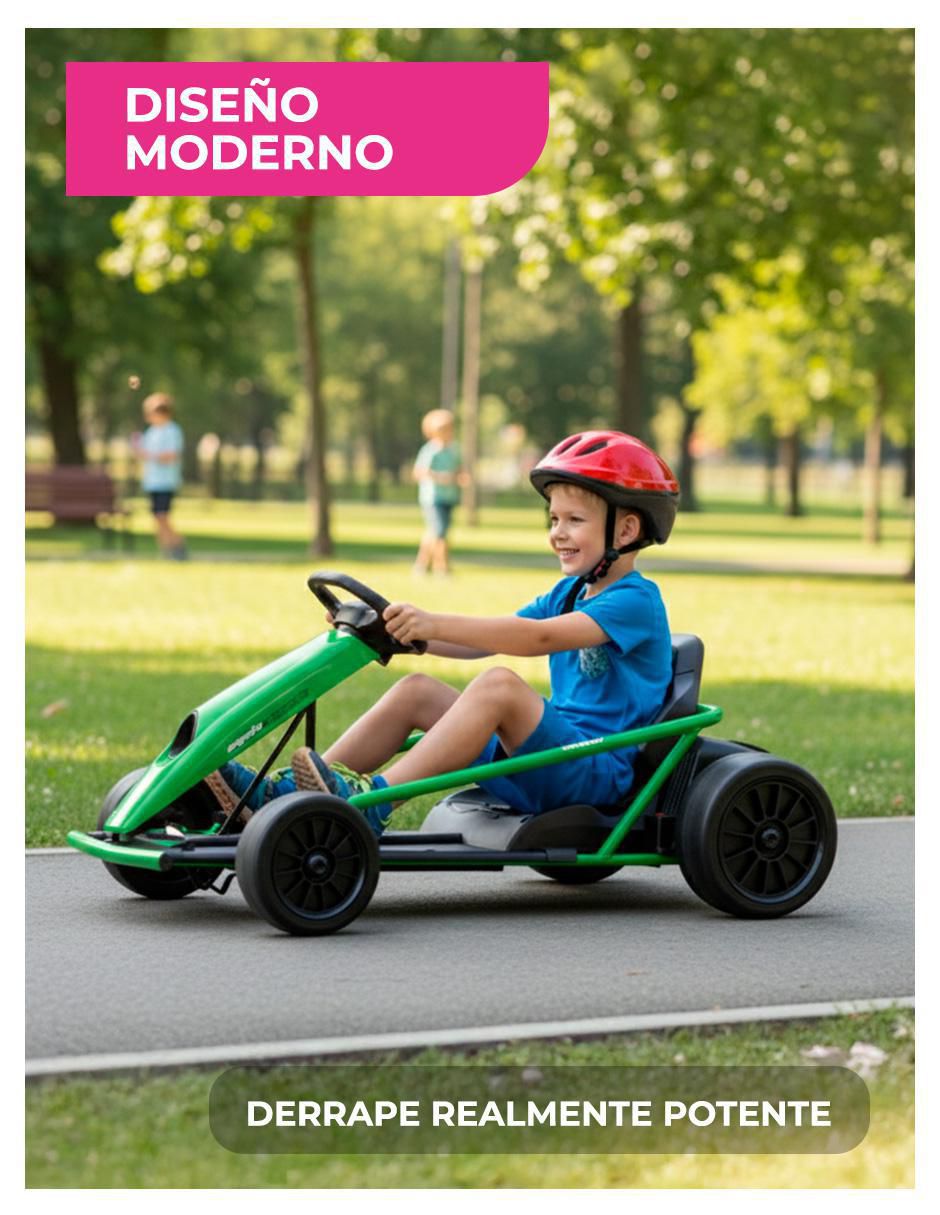 Go kart montable recargable 2