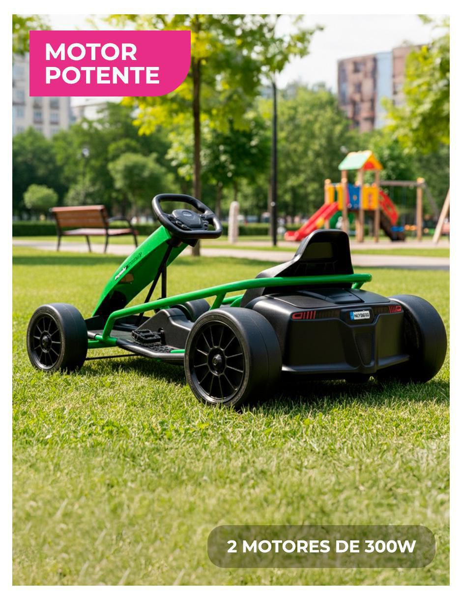 Go kart montable recargable 3