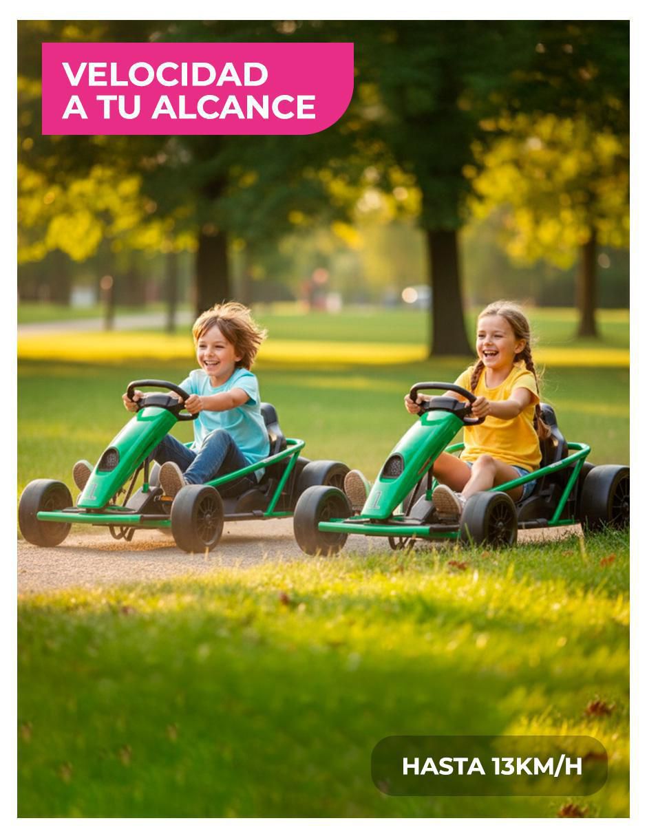 Go kart montable recargable 4