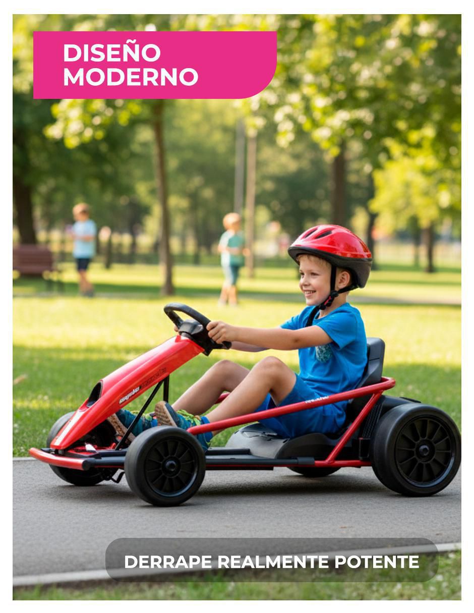 Automóvil montable "montable" "con control remoto" level kids go kart tornado  "de" recargable
