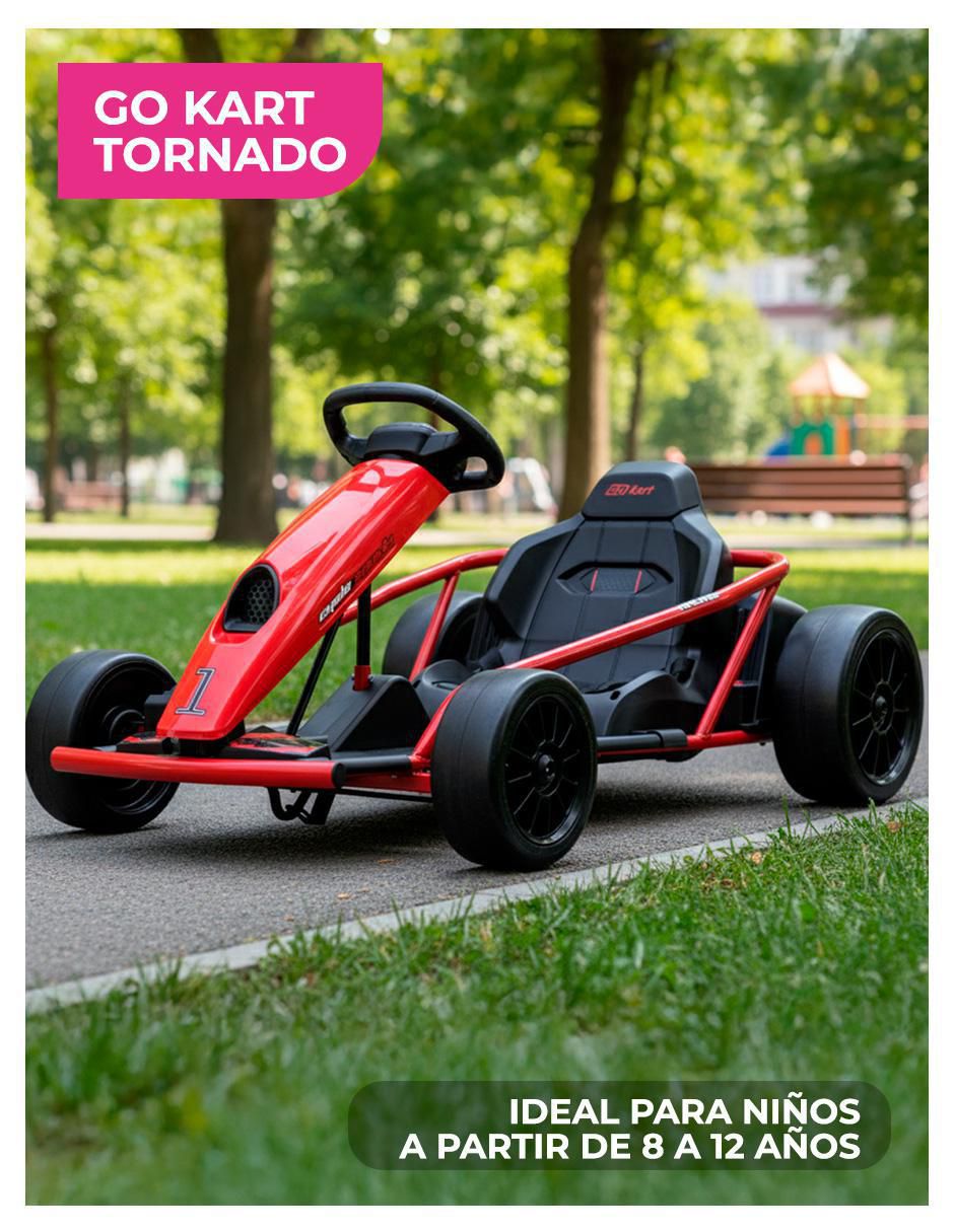 Automóvil montable "montable" "con control remoto" level kids go kart tornado  "de" recargable