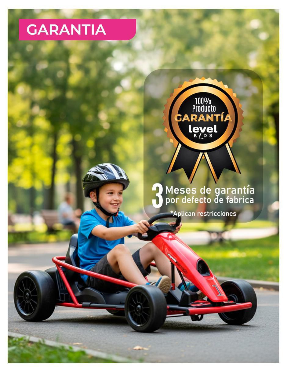 Automóvil montable "montable" "con control remoto" level kids go kart tornado  "de" recargable
