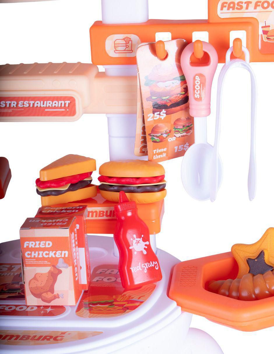 Maletín Fast Food juego de rol para niños 2