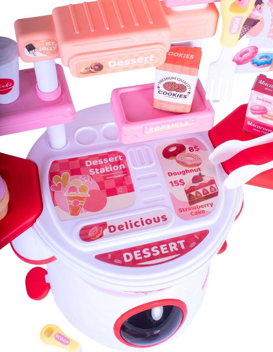 Maletin de juegos Pastelería juego de rol para niños 7