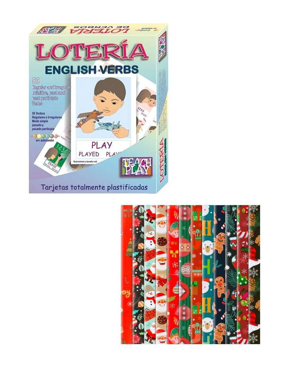Lotería de verbos en inglés