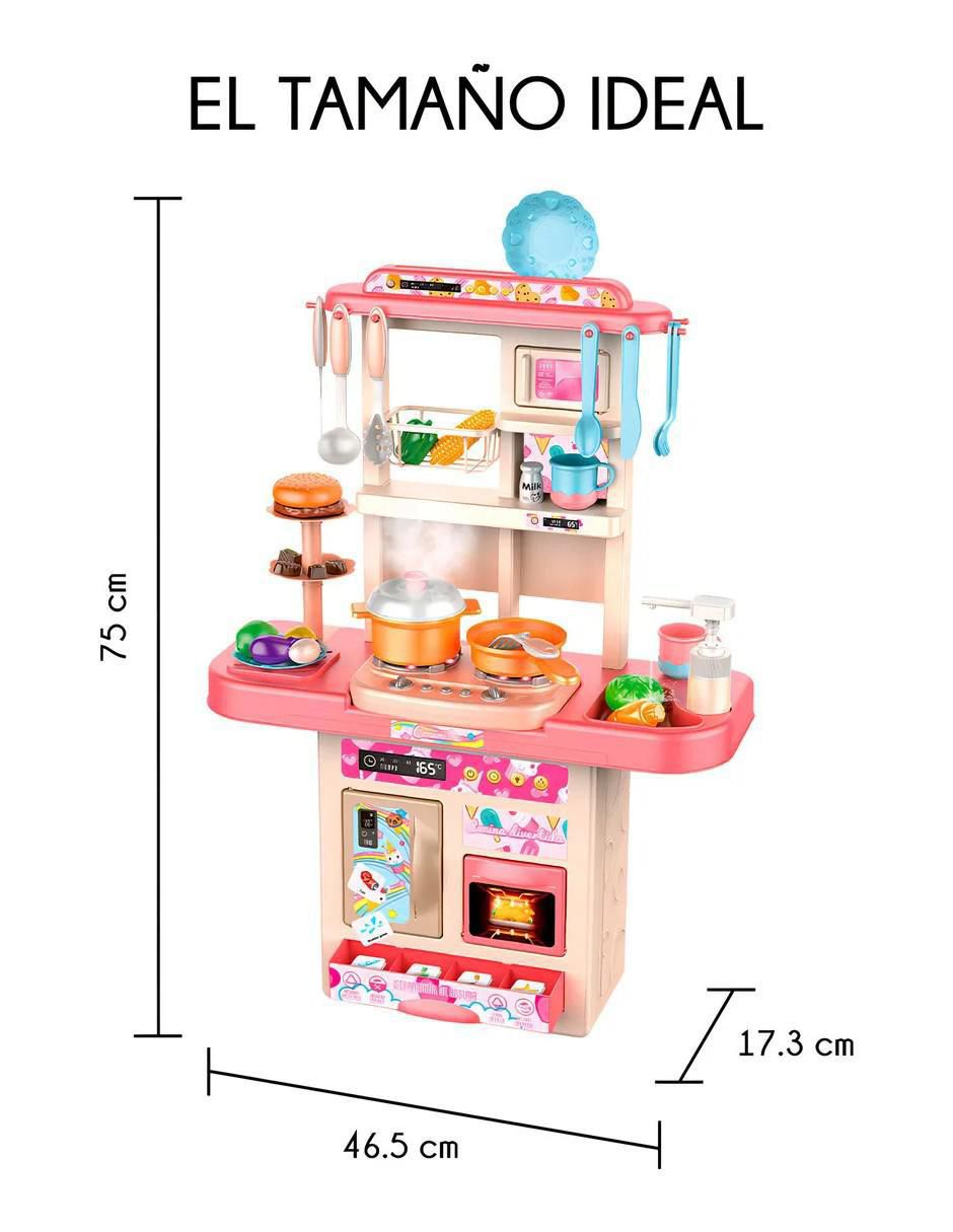 Set utensilios para cocina de juguete con luz y sonido 6