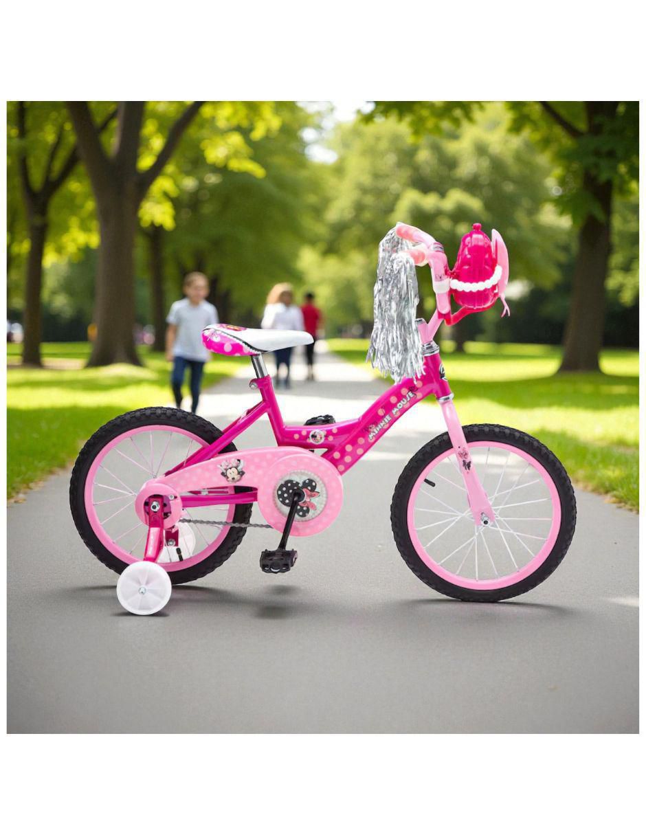 Bicicleta infantil rodada 16 Minnie para niña 4