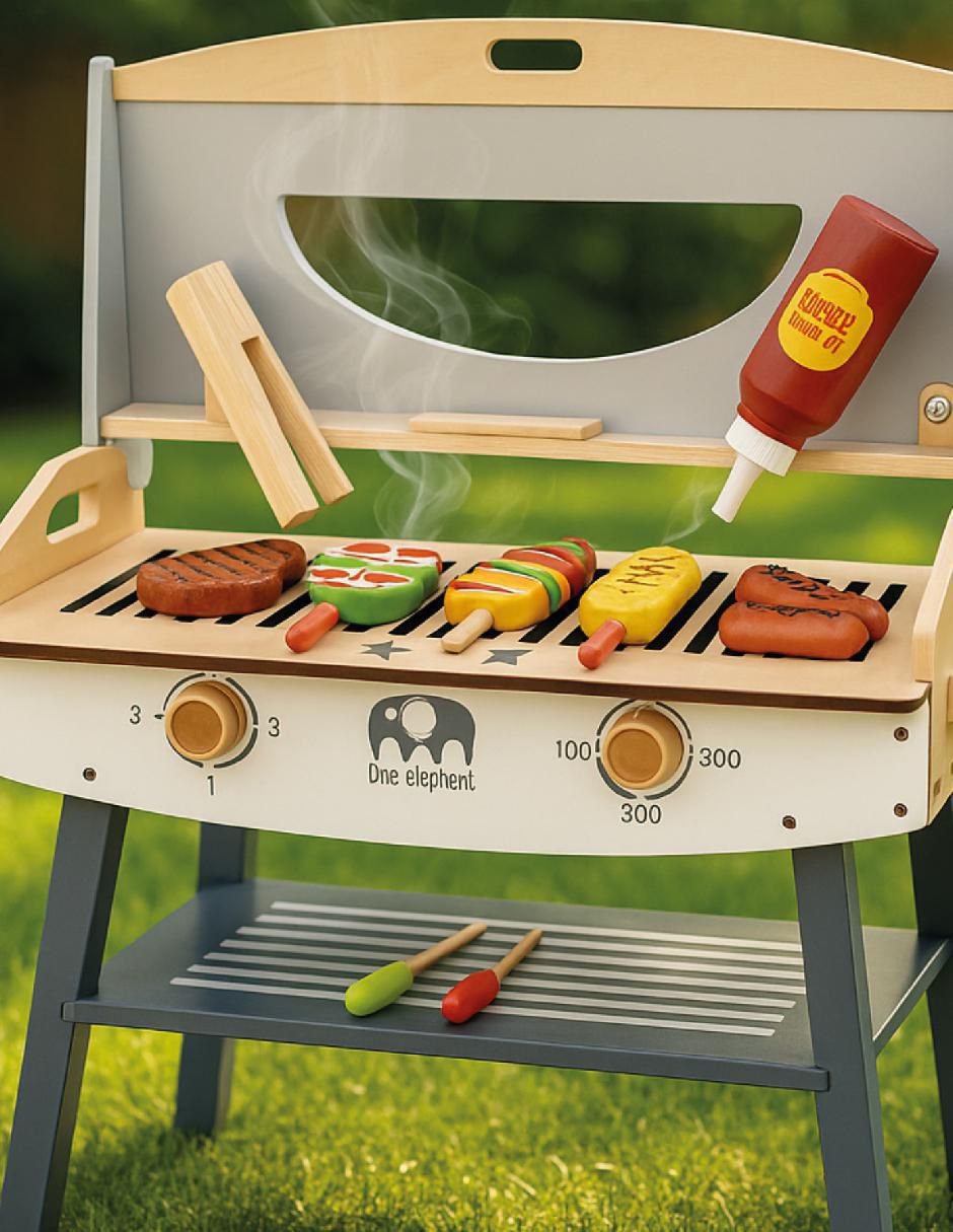 Asador juego de rol para niños 4