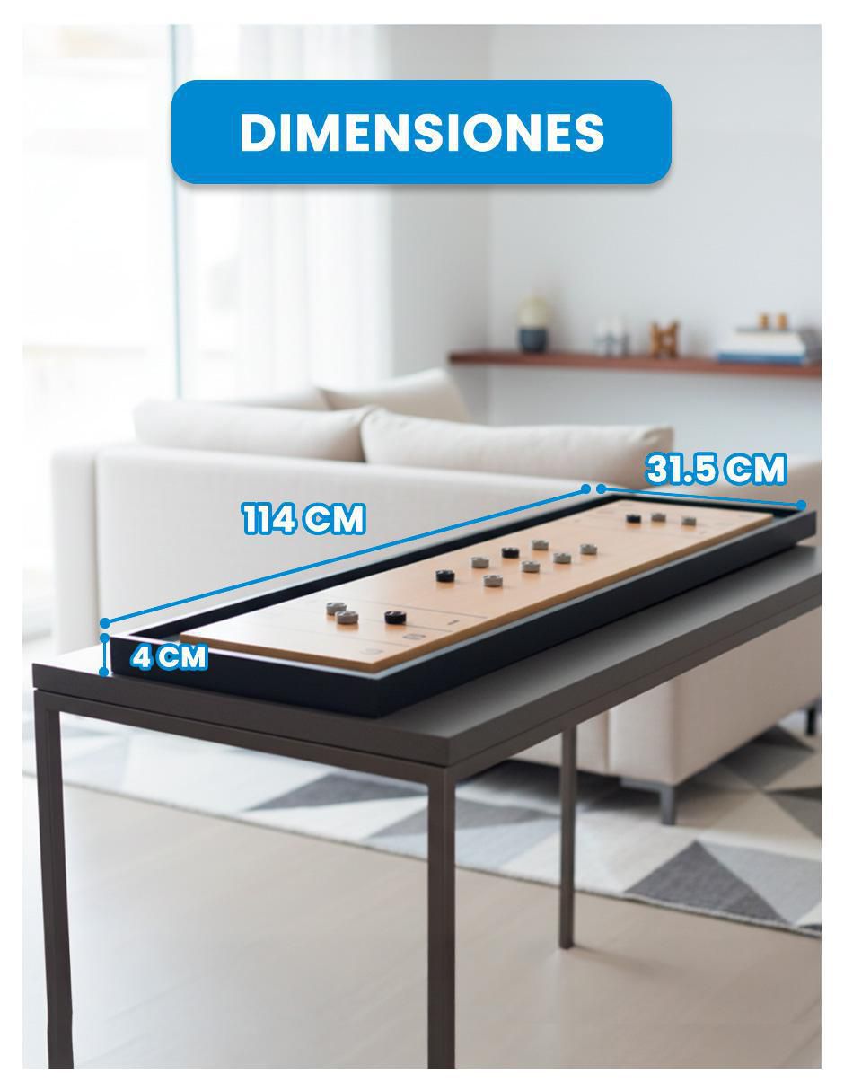Juego de mesa 2 en 1 tipo Shuffleboard y Curling 7
