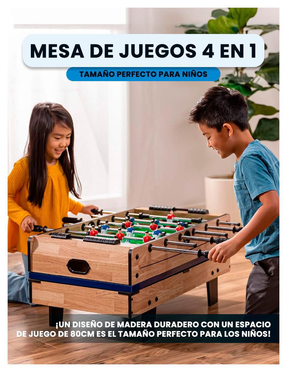 Mesa de Juegos 4 en 1 de 3FT 6