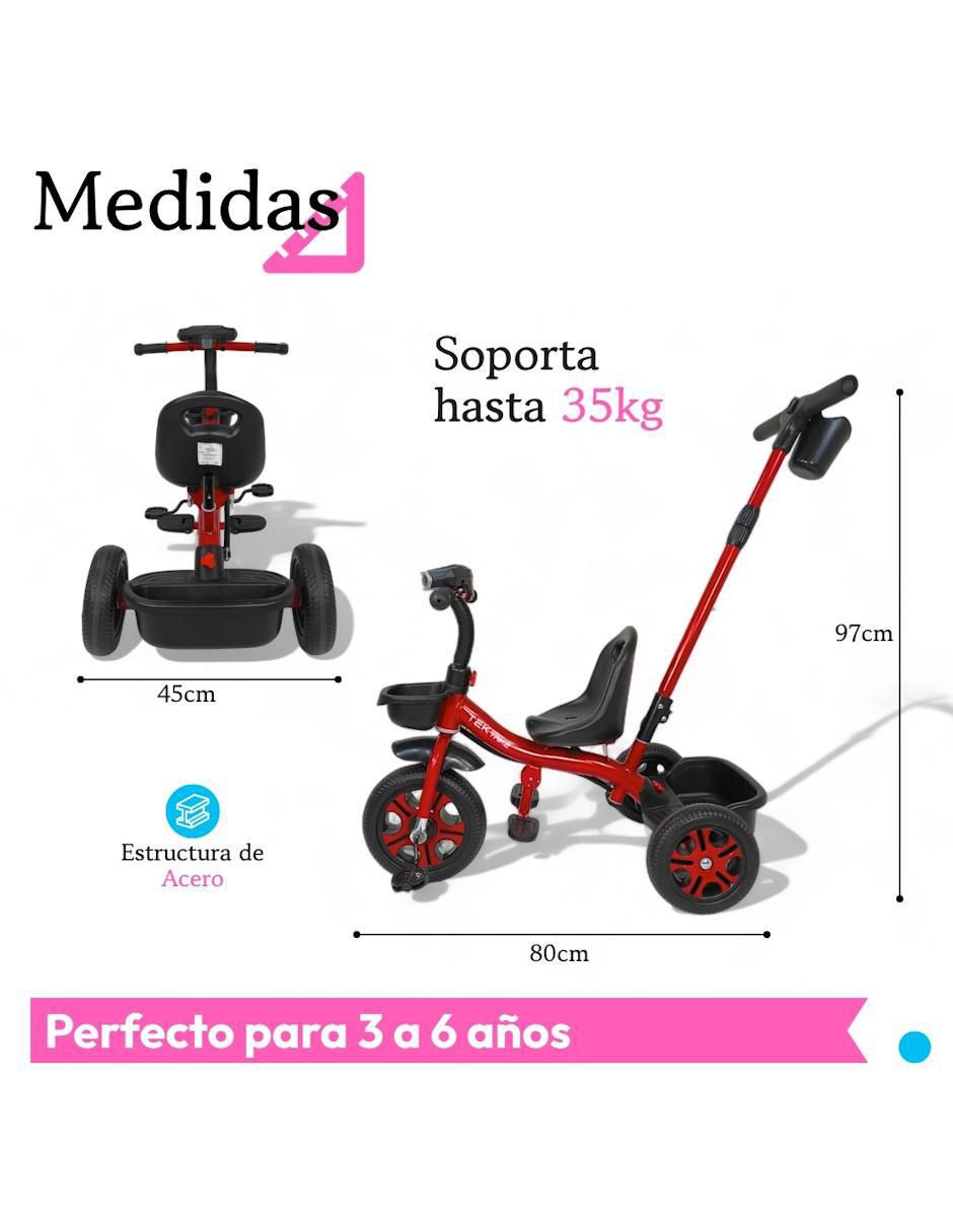 Triciclo the baby shop infantil "para" niño