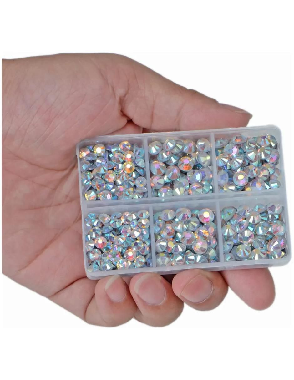 Kit de bisuteria cristal pedreria para ropa uñas 3