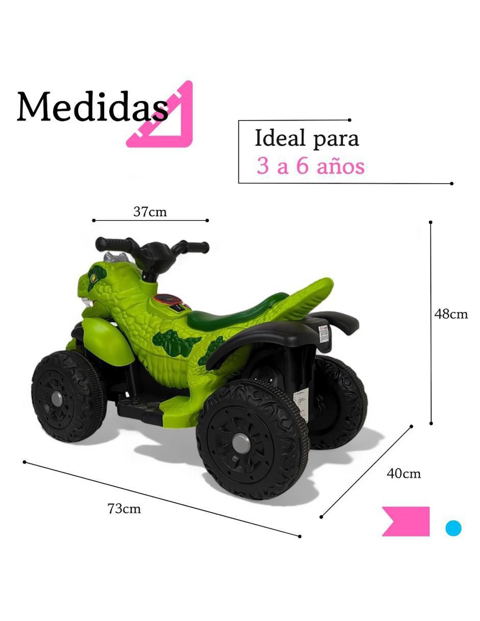 Cuatrimoto montable recargable unisex 7