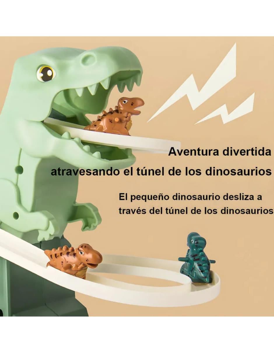 Pista armable Tobogán eléctrico Dinosaurios 2