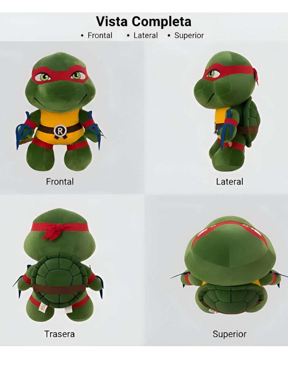 Peluche de Tortugas Ninja de 30 cm 4