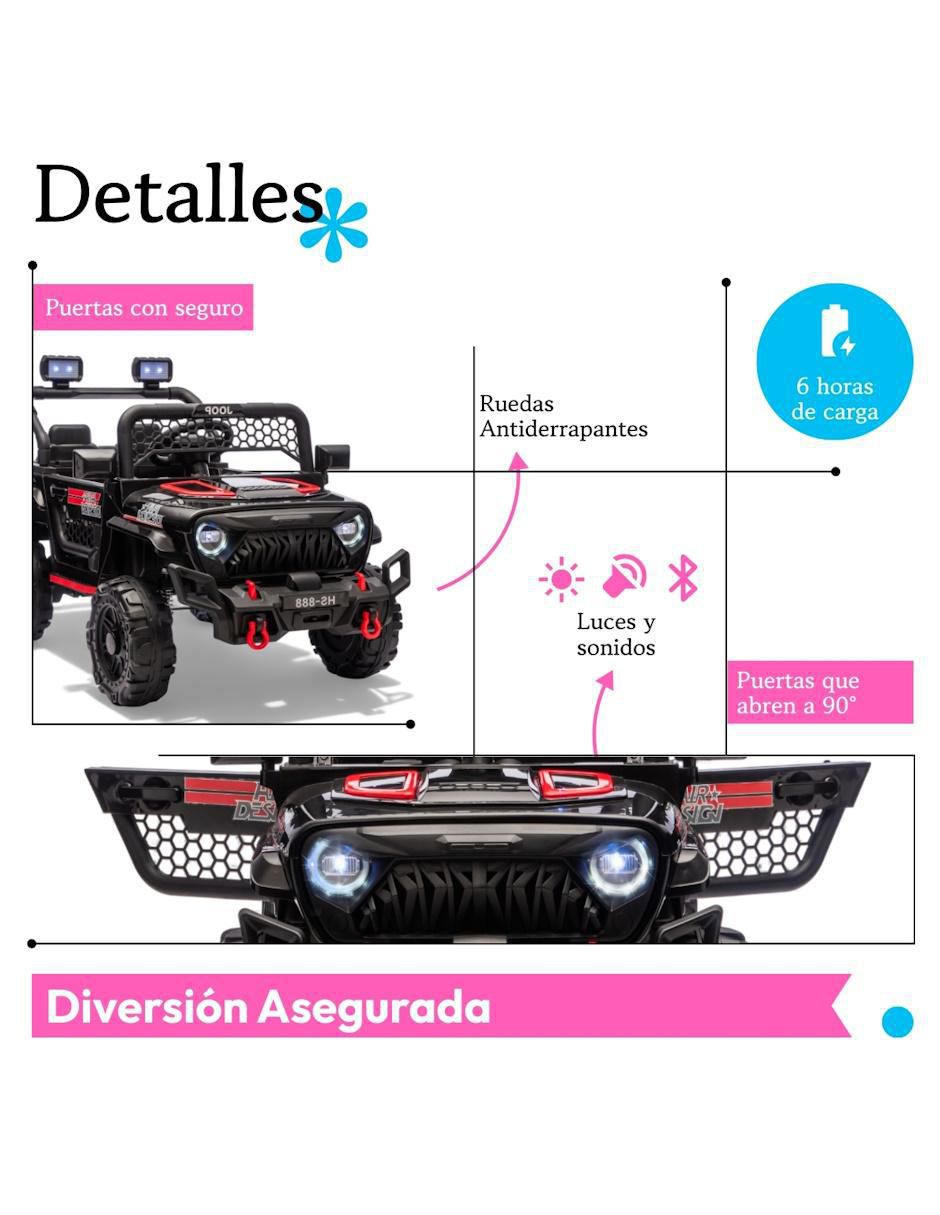 Automóvil montable con control remoto recargable unisex 2