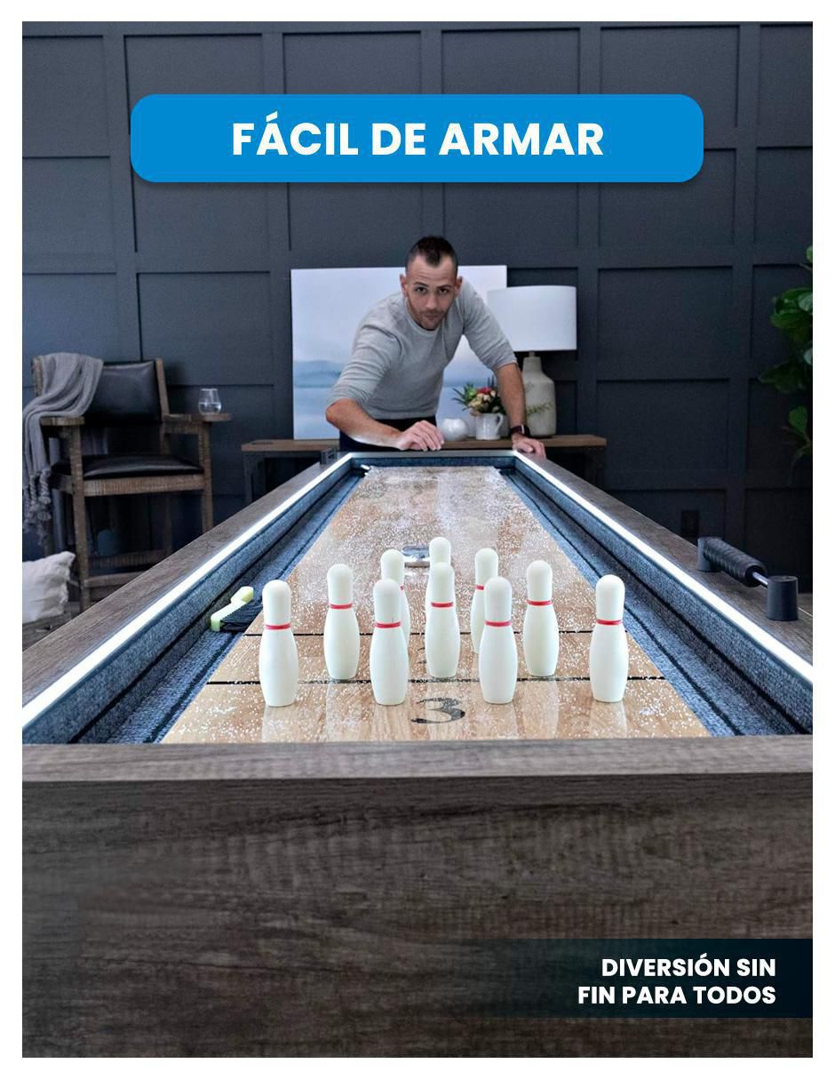 Mesa de Shuffleboard Iluminada 2