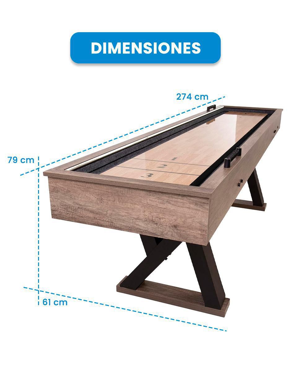 Mesa de Shuffleboard Iluminada 7