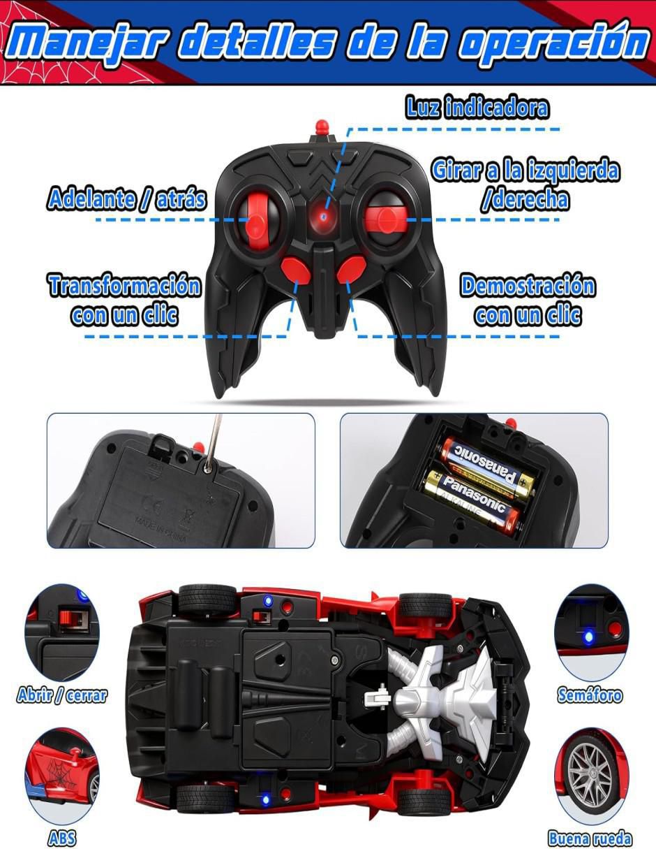 Vehículo de control remoto Spider-Man 5