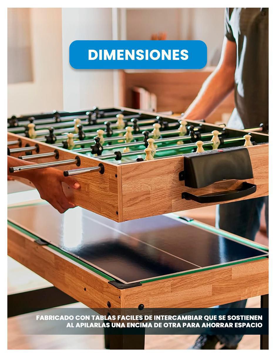 Mesa de juegos 10 en 1 3