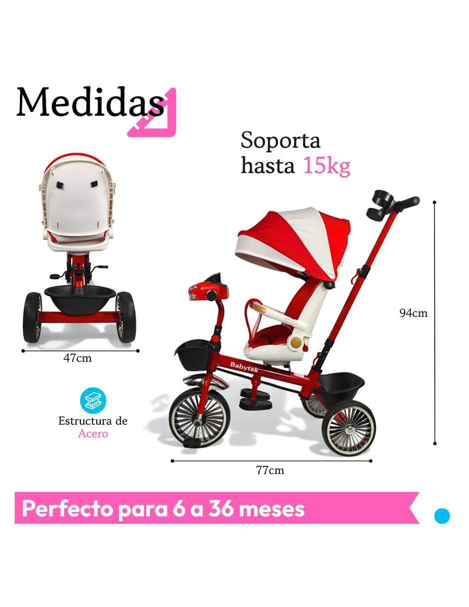 Triciclo The Baby Shop para niño