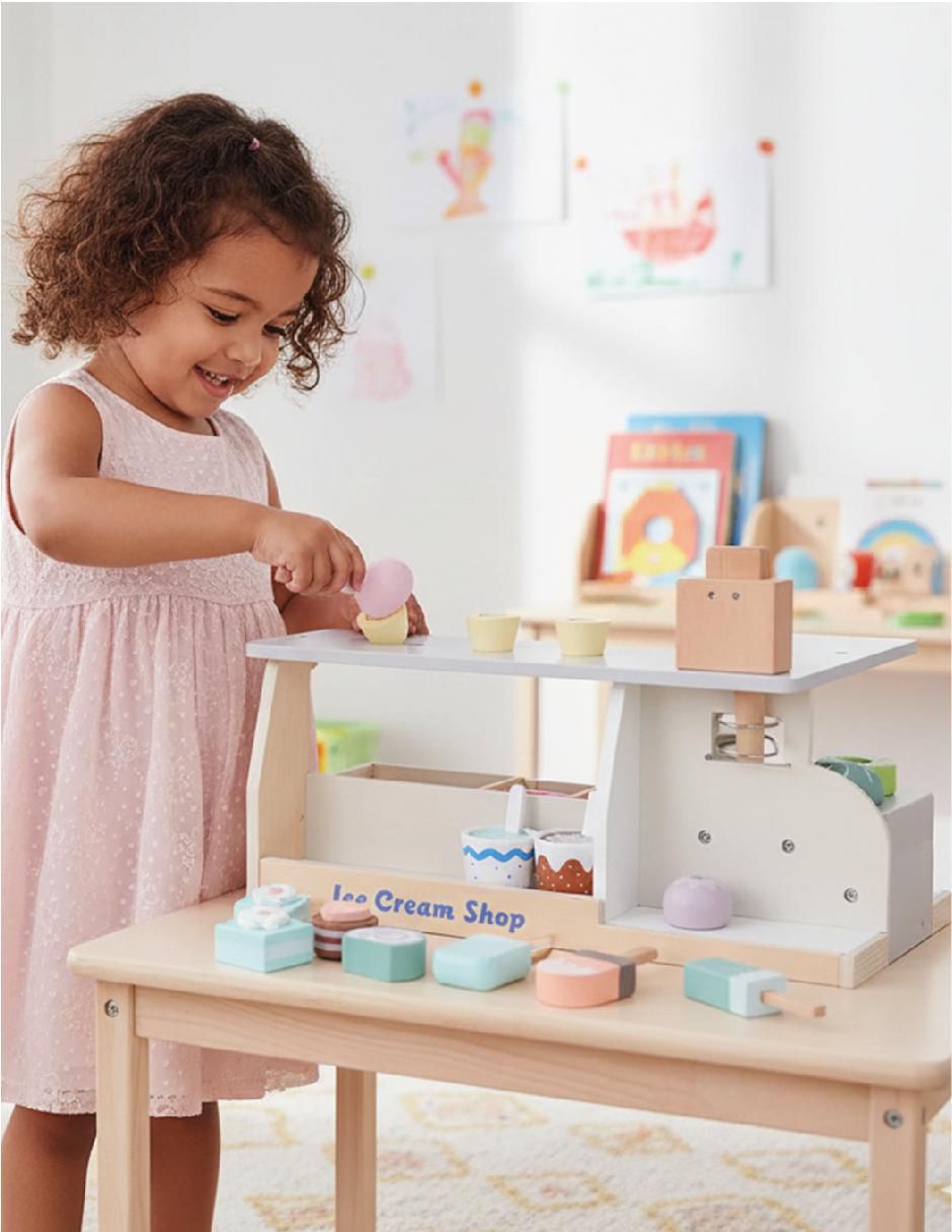 Vendedor de helados juego de rol para niños 4