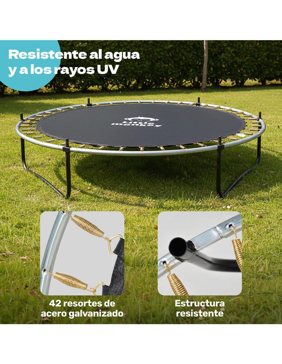 Trampolín Redondo 8 FT Verde Little Monkey 3