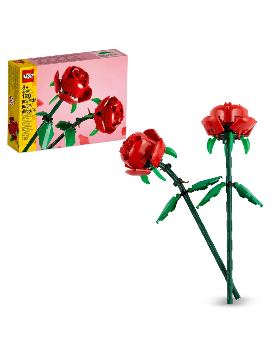 Set LEGO Botanicals rosas 40460