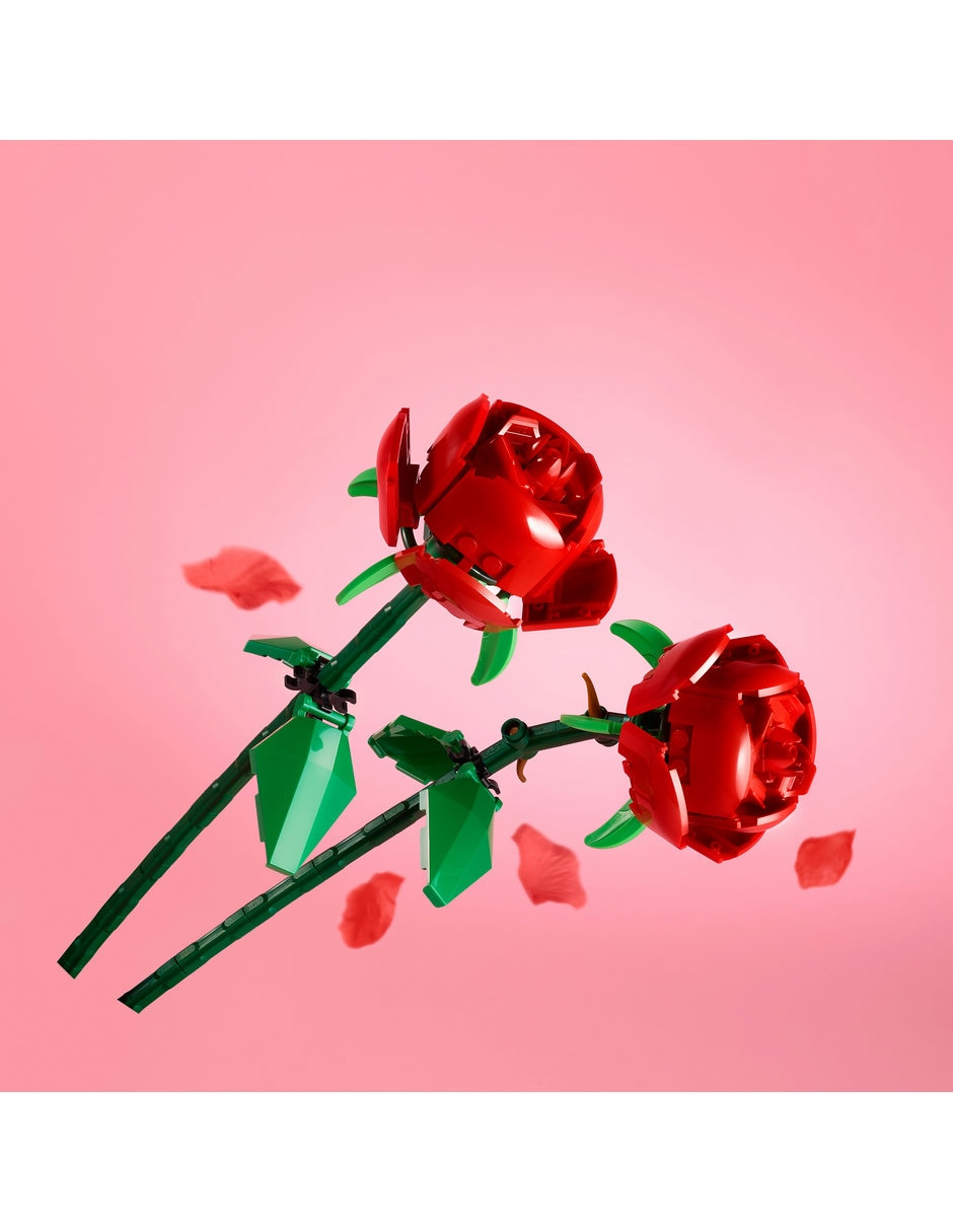 Set LEGO Botanicals rosas 40460 5