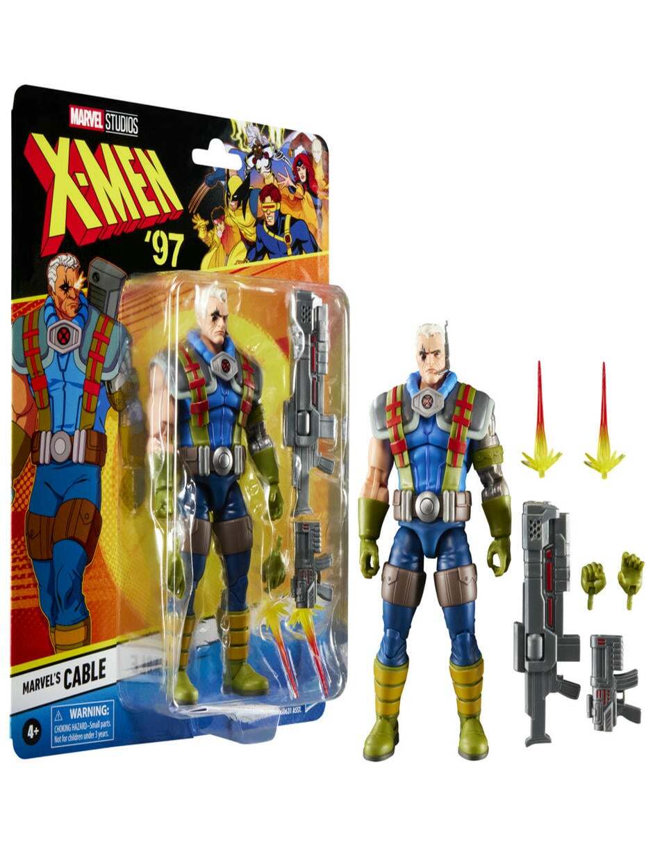 Figura de acción articulada X-Men '97 's Cable collectors Marvel 3