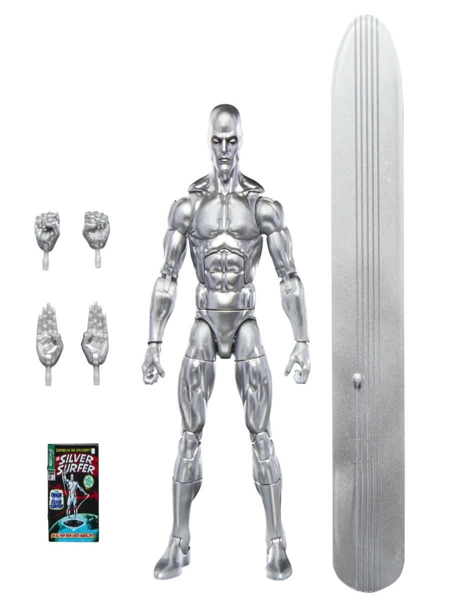 Figura de acción articulada : Legends Series Silver Surfer collectors Marvel