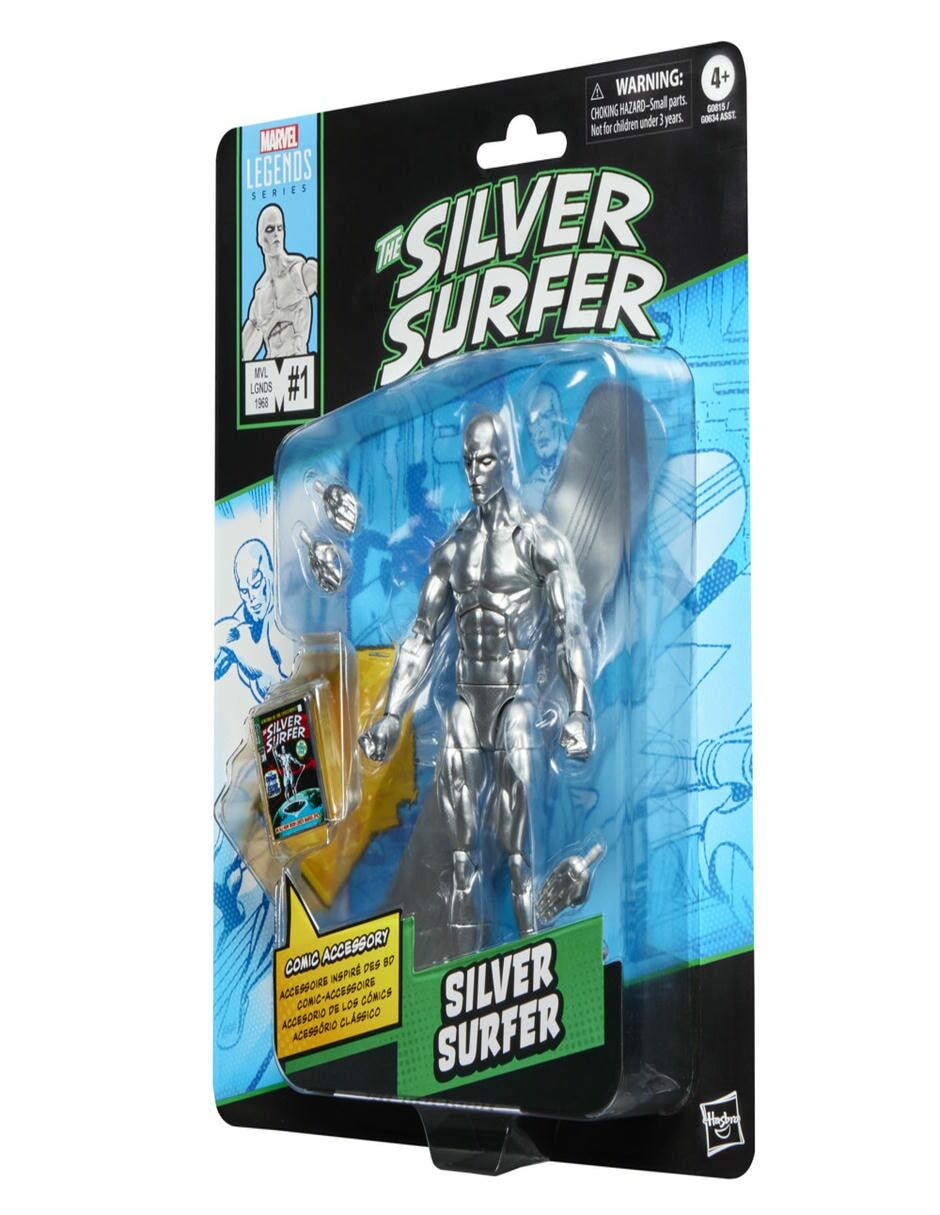 Figura de acción articulada : Legends Series Silver Surfer collectors Marvel 5
