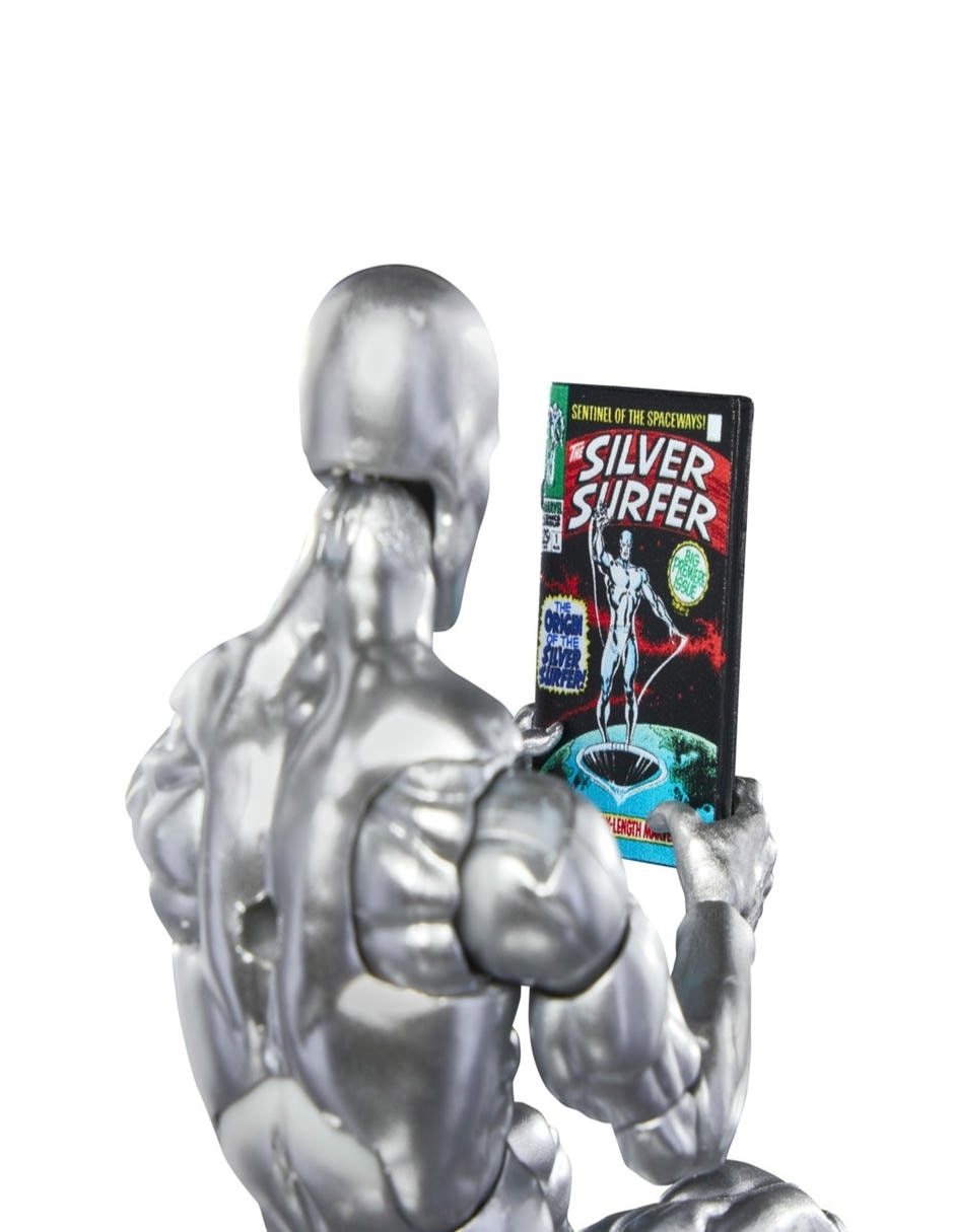 Figura de acción articulada : Legends Series Silver Surfer collectors Marvel 10