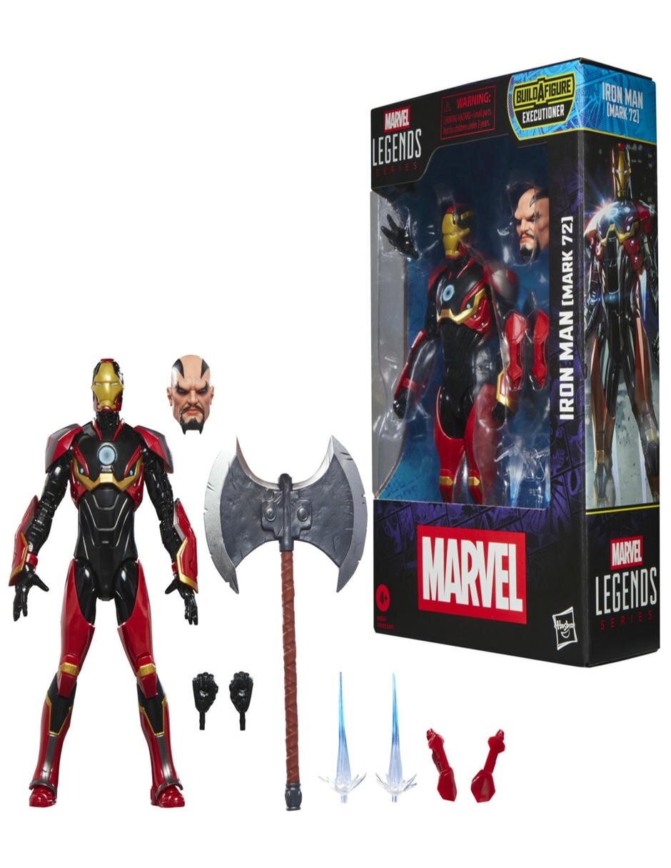 Figura de acción articulada Legends Series Iron Man: Mark 72 collectors Marvel 3