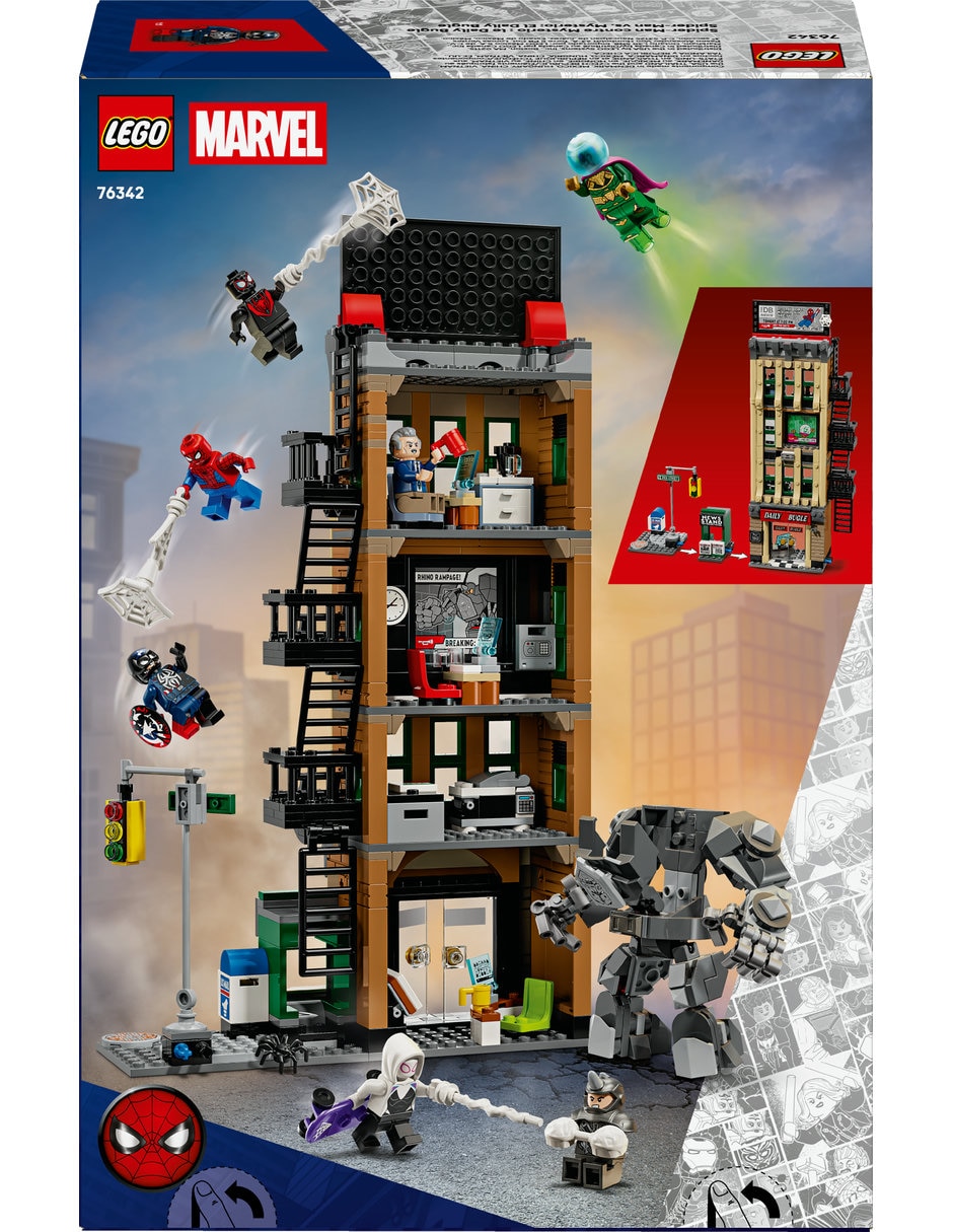 Spider-Man vs. Mysterio: El Daily Bugle 76342 Marvel 4