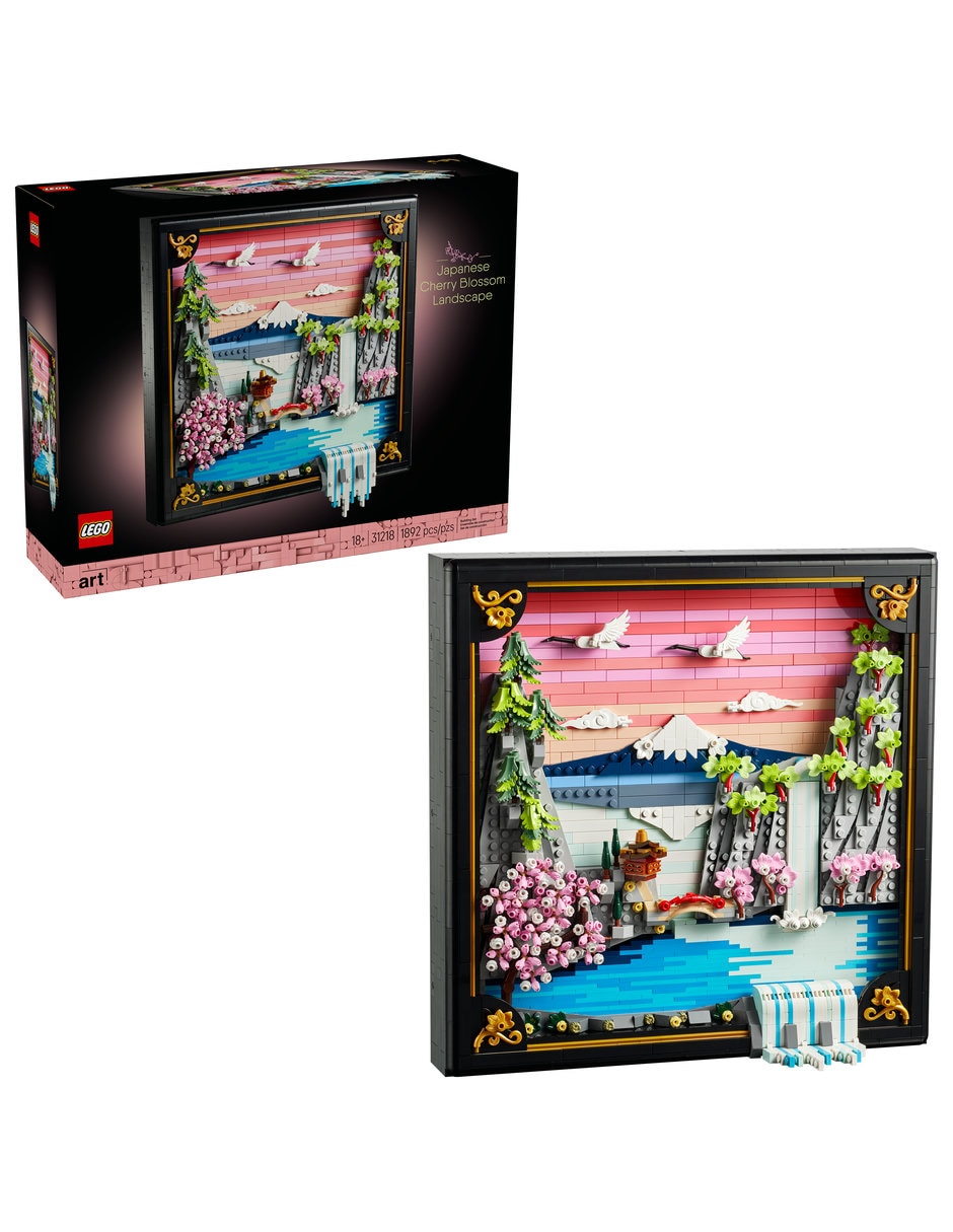 Lego Paisaje Japonés con Cerezos en Flor 31218