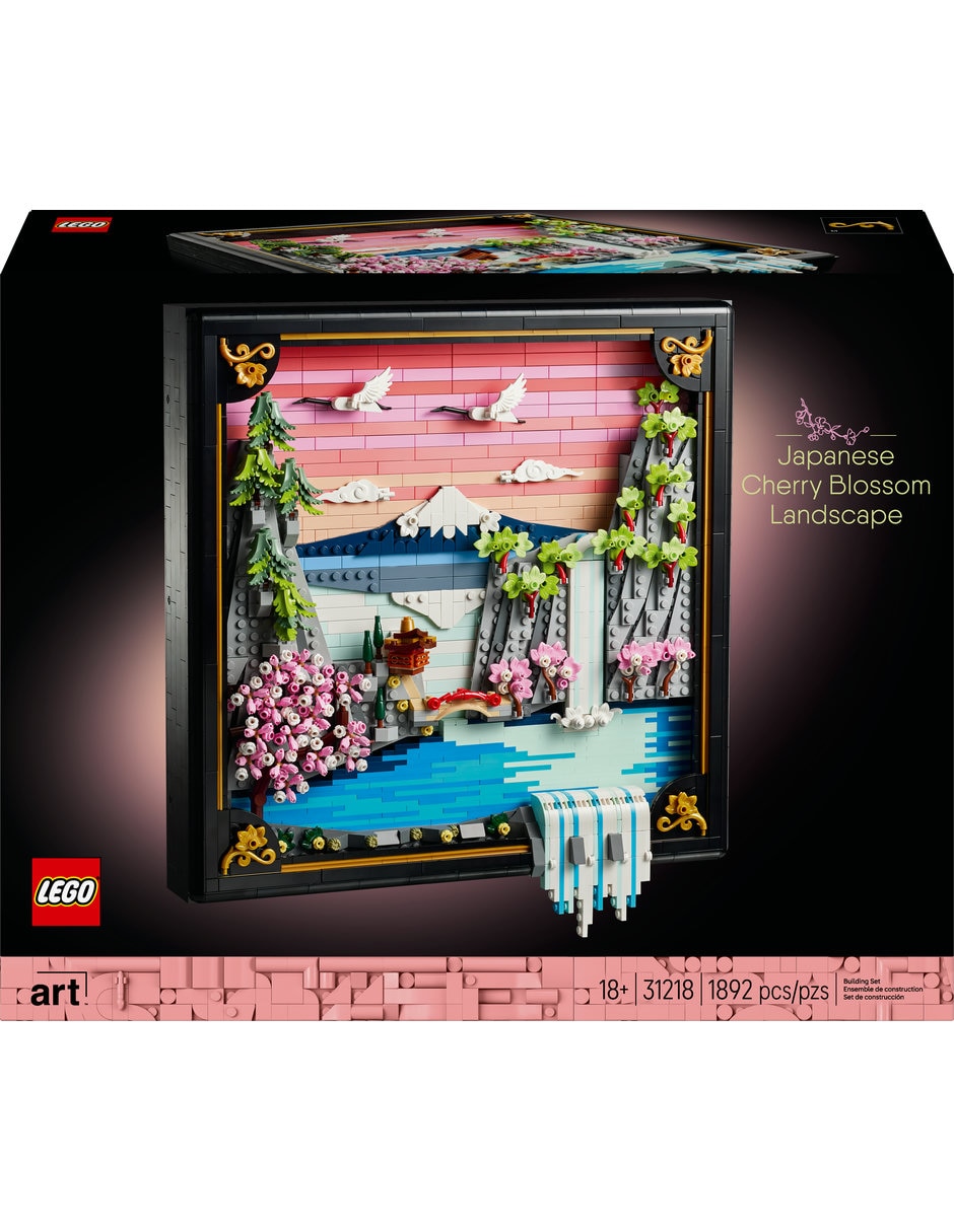 Lego Paisaje Japonés con Cerezos en Flor 31218 2