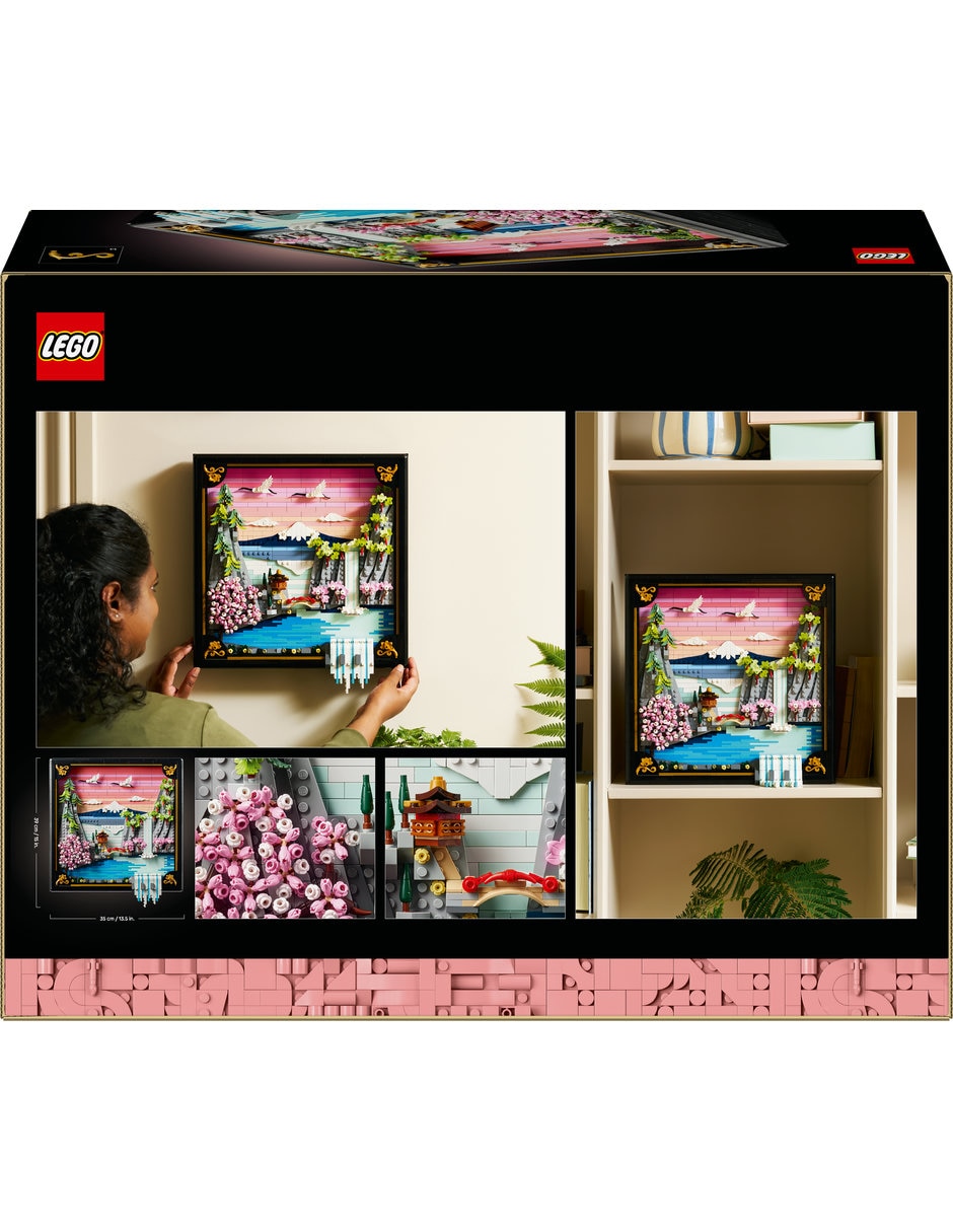 Lego Paisaje Japonés con Cerezos en Flor 31218 6