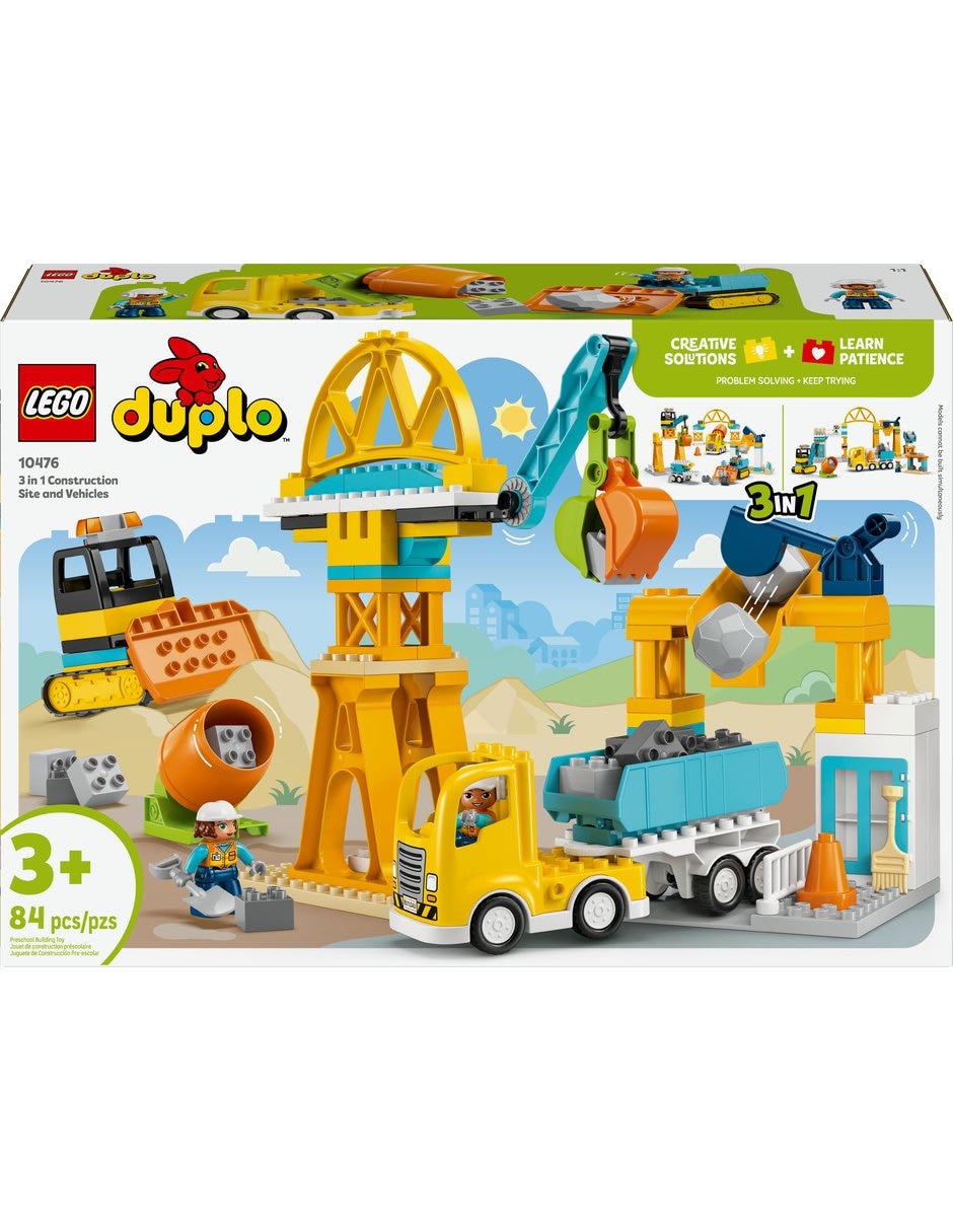 Lego Mi Pueblo Obra y Vehículos de Construcción 3 en 1 10476 Town 2